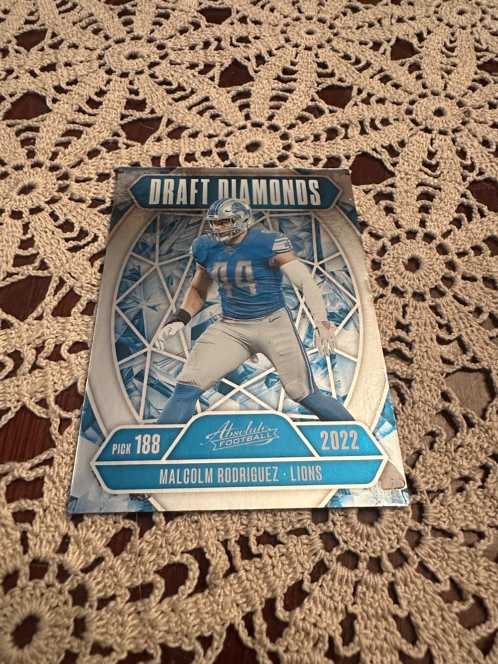 Draft Diamonds 2022 Collector Card - Blue